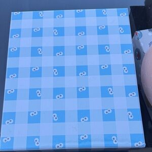 Sesame Street Blue and White Storage Box